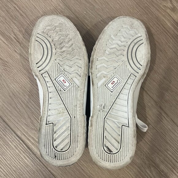 COPY - Superga 2630 Stripe Low Cut Sneakers, White Size 37 - Picture 5 of 5